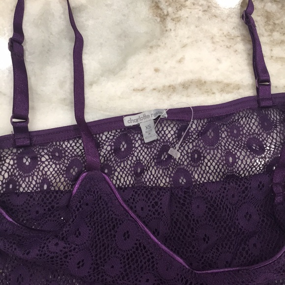 NWT Charlotte Russe Mesh Tank Top - Picture 5 of 7